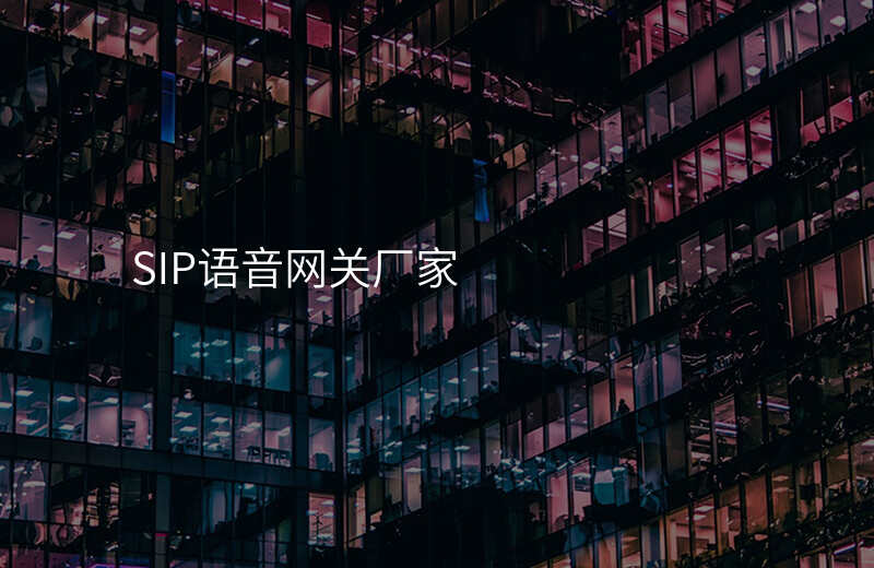  SIP語(yǔ)音網(wǎng)關(guān)廠家